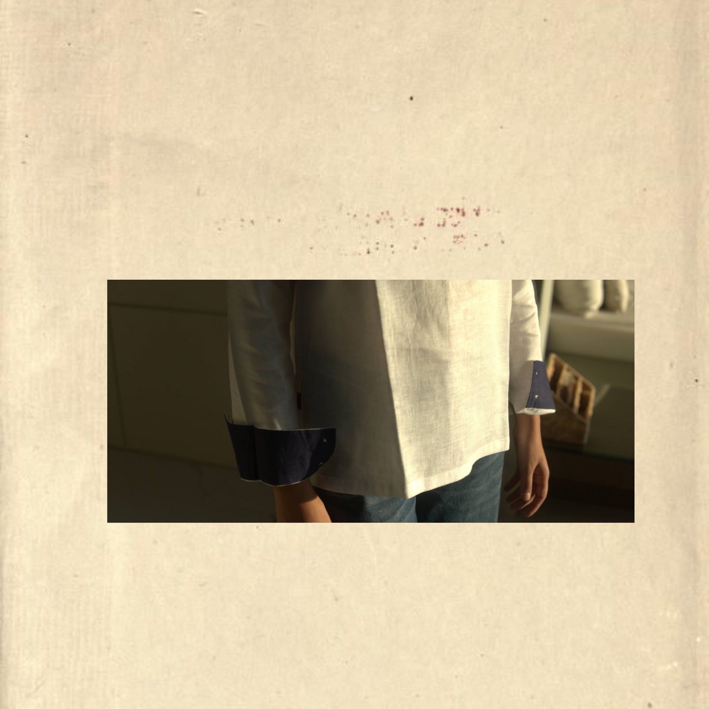 The White Contrast Detail Linen Shirt