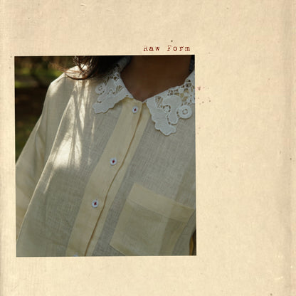 The Lace Collar Linen Shirt