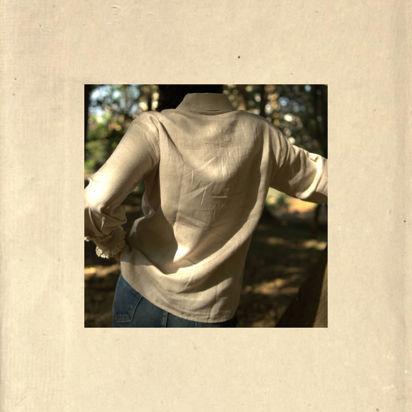 The Lace Cuff Linen Shirt