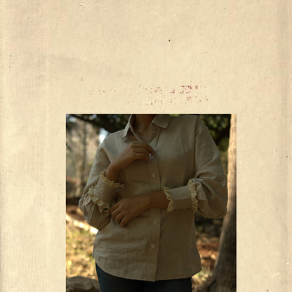 The Lace Cuff Linen Shirt