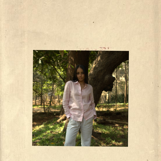 The Pink Pearl Linen Shirt