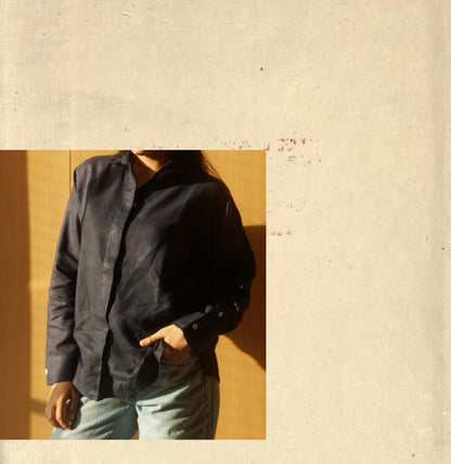 The Button Sleeve Linen Shirt