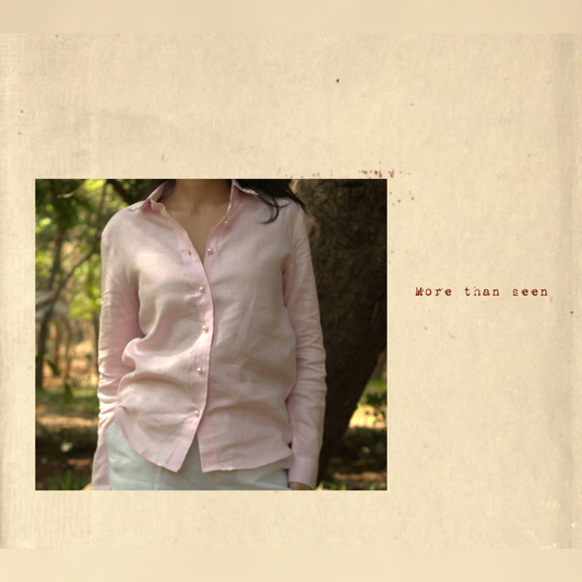 The Pink Pearl Linen Shirt