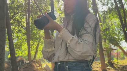 The Lace Cuff Linen Shirt